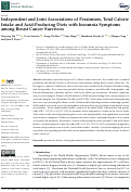 Cover page: Independent and Joint Associations of Pessimism, Total Calorie Intake and Acid-Producing Diets with Insomnia Symptoms among Breast Cancer Survivors