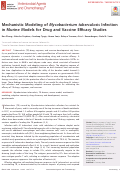 Cover page: Mechanistic Modeling of Mycobacterium tuberculosis Infection in Murine Models for Drug and Vaccine Efficacy Studies