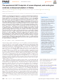 Cover page: The persistent DDT footprint of ocean disposal, and ecological controls on bioaccumulation in fishes.