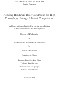 Cover page: Abusing Hardware Race Conditions for High Throughput Energy Efficient Computation