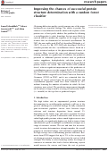 Cover page: Improving the chances of successful protein structure determination with a random forest classifier