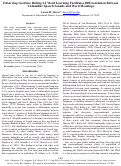 Cover page: Observing Gestures During L2 Word Learning Facilitates Differentiation Between Unfamiliar Speech Sounds and Word Meanings