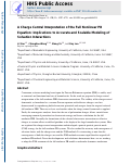 Cover page: Charge Central Interpretation of the Full Nonlinear PB Equation: Implications for Accurate and Scalable Modeling of Solvation Interactions