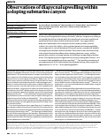 Cover page: Observations of diapycnal upwelling within a sloping submarine canyon.