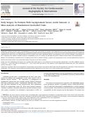 Cover page: Early Surgery for Patients With Asymptomatic Severe Aortic Stenosis: A Meta-Analysis of Randomized Controlled Trials.