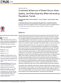 Cover page: Combined Influences of Model Choice, Data Quality, and Data Quantity When Estimating Population Trends