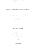 Cover page: r/TransVoice: Emotions and Community-Based Voice Training