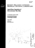 Cover page: Liquid phase deposition of electrochromic thin films