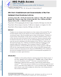 Cover page: UM-Chor1: establishment and characterization of the first validated clival chordoma cell line.