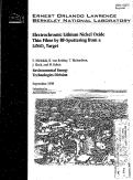 Cover page: Electrochromic lithium nickel oxide thin films by RF-sputtering from a LiNiO2 Target