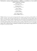 Cover page: Declarative and procedural memory abilities as predictors of successful adult language learning