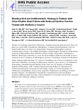 Cover page: Bleeding Risk and Antithrombotic Strategy in Patients With Sinus Rhythm and Heart Failure With Reduced Ejection Fraction Treated With Warfarin or Aspirin