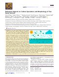 Cover page: Biological Impacts on Carbon Speciation and Morphology of Sea Spray Aerosol