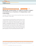 Cover page: Molecular preservation of 1.88 Ga Gunflint organic microfossils as a function of temperature and mineralogy