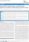 Cover page: NanoStriDE: Normalization and Differential Expression Analysis of NanoString nCounter Data