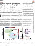 Cover page: Ternary NiMo-Bi liquid alloy catalyst for efficient hydrogen production from methane pyrolysis