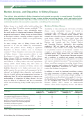 Cover page: Burden, Access, and Disparities in Kidney Disease