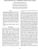 Cover page: Solution of division by access to multiplication: Evidence from eye tracking