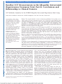 Cover page: Baseline OCT Measurements in the Idiopathic Intracranial Hypertension Treatment Trial, Part II: Correlations and Relationship to Clinical FeaturesBaseline OCT Measurements in IIHTT, Part II