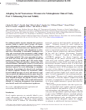 Cover page: Adapting Social Neuroscience Measures for Schizophrenia Clinical Trials, Part 3: Fathoming External Validity