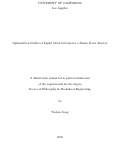 Cover page: Optimization Studies of Liquid Metal Systems for a Fusion Power Reactor