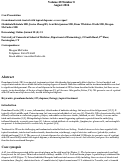 Cover page: Granuloma faciale treated with topical dapsone: a case report