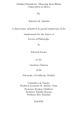 Cover page: Marking Boundaries: Managing Intra-Ethnic Competition in Africa