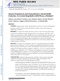 Cover page: Abusive Experiences and Young Women's Sexual Health Outcomes: Is Condom Negotiation Self‐Efficacy a Mediator?