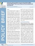 Cover page: Assessing Transportation Impacts Using Vehicle Miles Traveled Rather Than Level of Service Can Incentivize Infill Development