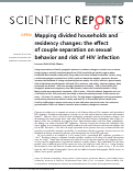 Cover page: Mapping divided households and residency changes: the effect of couple separation on sexual behavior and risk of HIV infection