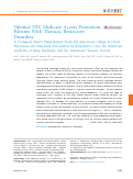 Cover page: Optimal NIV Medicare Access Promotion: Patients With Thoracic Restrictive Disorders A Technical Expert Panel Report From the American College of Chest Physicians, the American Association for Respiratory Care, the American Academy of Sleep Medicine, and the American Thoracic Society