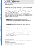 Cover page: Applying Machine Learning Across Sites: External Validation of a Surgical Site Infection Detection Algorithm.