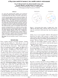 Cover page: A Bayesian model of memory in a multi-context environment