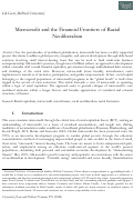 Cover page: Microcredit and the Financial Frontiers of Racial Neoliberalism