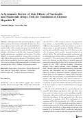 Cover page: A Systematic Review of Side Effects of Nucleoside and Nucleotide Drugs Used for Treatment of Chronic Hepatitis B