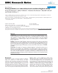 Cover page: Puma predation on radiocollared and uncollared bighorn sheep