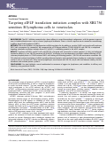 Cover page: Targeting eIF4F translation initiation complex with SBI-756 sensitises B lymphoma cells to venetoclax