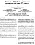 Cover page: Performance of Ultra-Scale Applications on Leading Vector and Scalar HPC Platforms