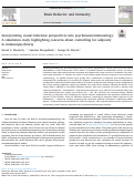 Cover page: Incorporating causal inference perspectives into psychoneuroimmunology: A simulation study highlighting concerns about controlling for adiposity in immunopsychiatry