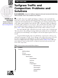 Cover page: Turfgrass Traffic and Compaction: Problems and Solutions