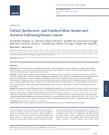 Cover page: Grilled, Barbecued, and Smoked Meat Intake and Survival Following Breast Cancer.