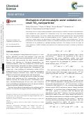 Cover page: Mechanism of photocatalytic water oxidation on small TiO 2 nanoparticles