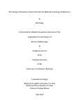 Cover page: The Design of Dynamic Neural Networks for Efficient Learning and Inference