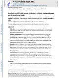 Cover page: Barriers to ACEI/ARB Use in Proteinuric Chronic Kidney Disease: An Observational Study