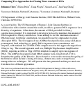 Cover page of Comparing Two Approaches for Cloning Trace Amount of DNA