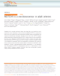 Cover page: NOTCH1 is a mechanosensor in adult arteries.