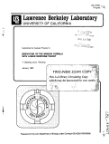 Cover page: DERIVATION OF THE WINDOW FORMUIA WITH LINEAR RESPONSE THEORY