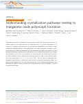 Cover page: Understanding crystallization pathways leading to manganese oxide polymorph formation