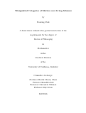 Cover page: Triangulated Categories of Motives over fs Log Schemes