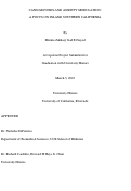 Cover page: CANNABINOIDS AND ANXIETY MODULATION: A FOCUS ON INLAND SOUTHERN CALIFORNIA